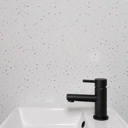 Arctic Sparkle Gloss 1 Metre Shower Panel