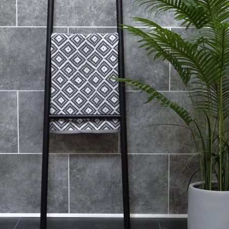 Grey Stone Tile Effect Shower Panels