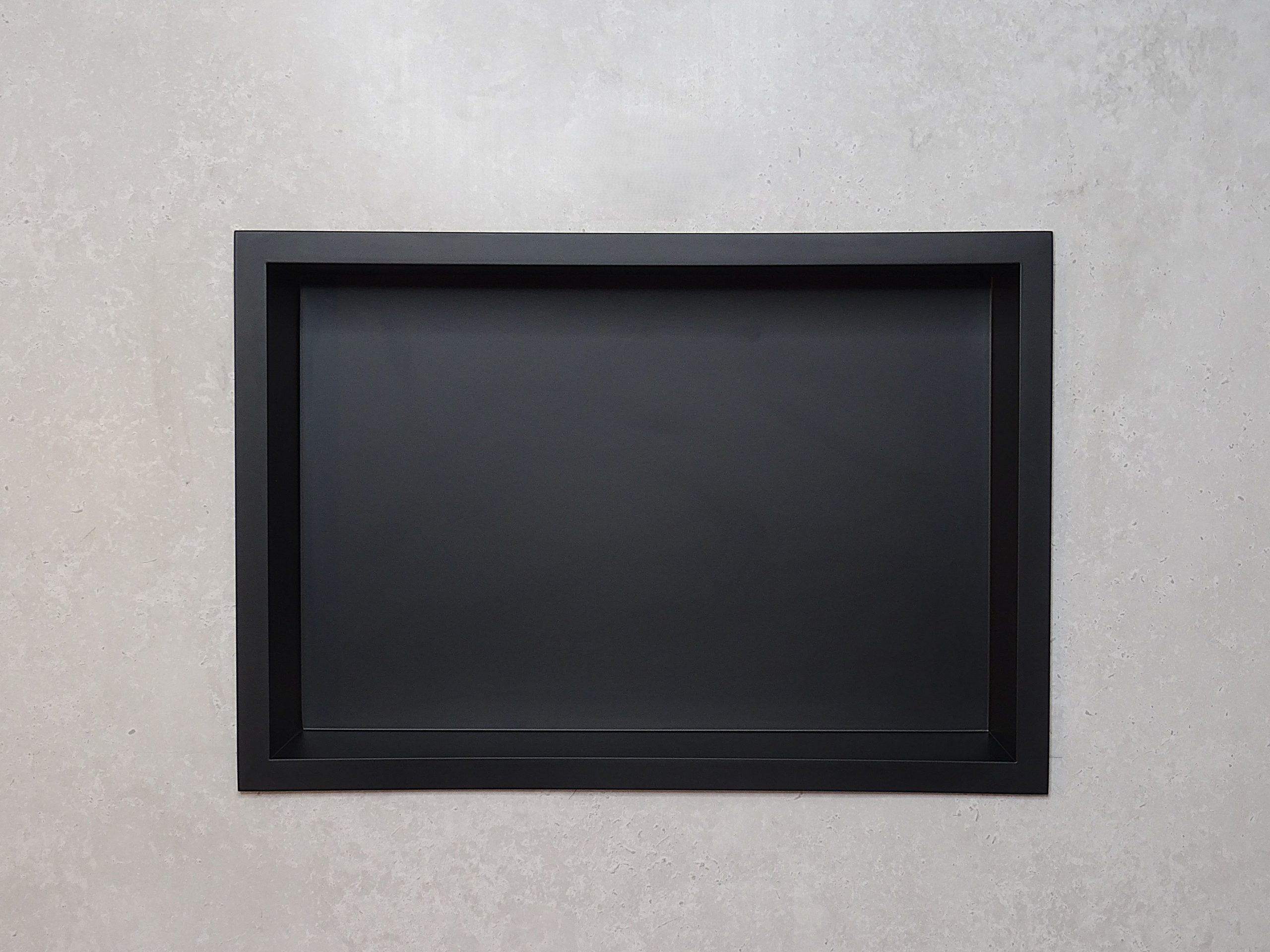 Rectangular Shower Niche 300mm x 450mm Black - Image 2