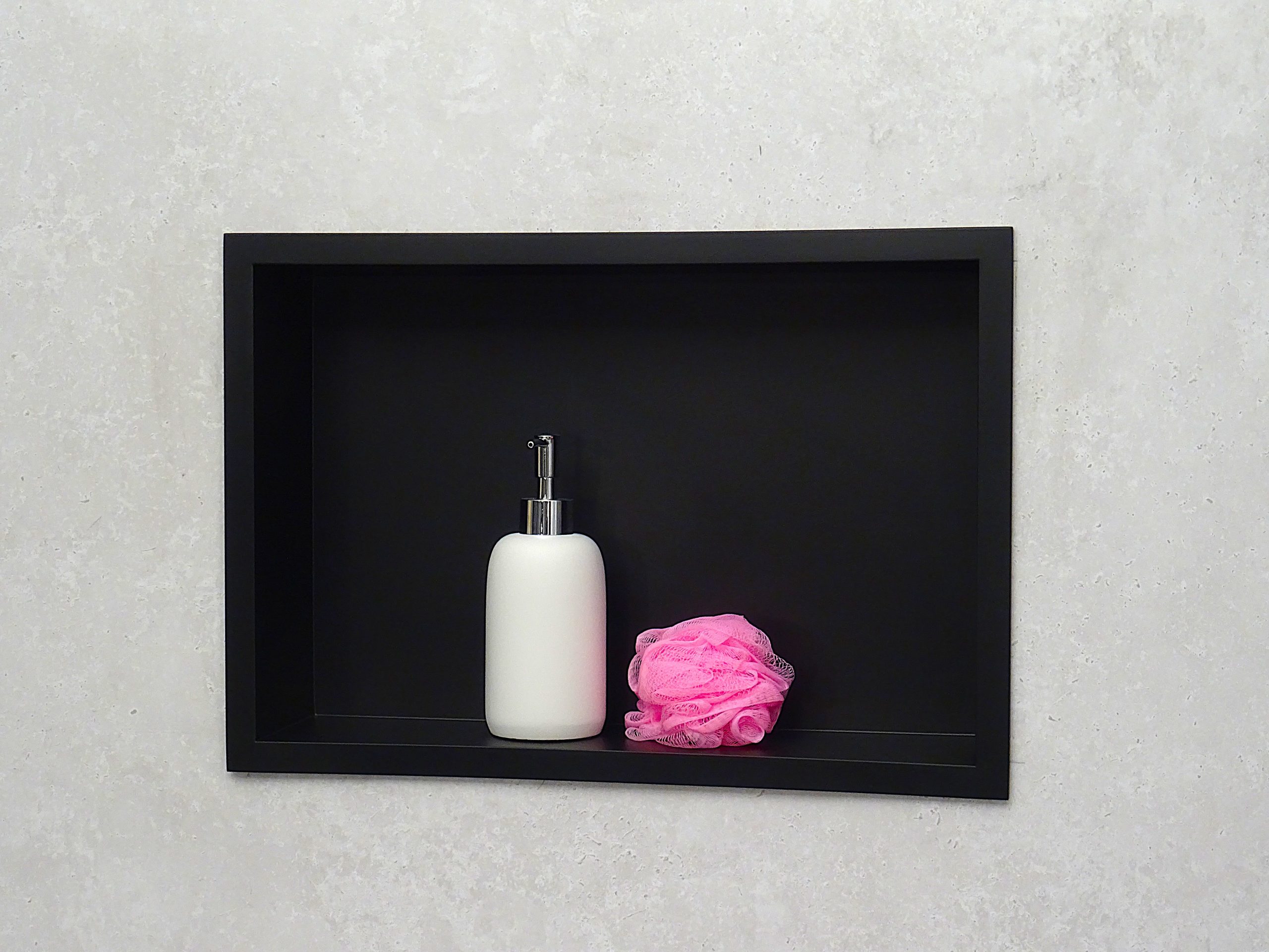 Rectangular Shower Niche 300mm x 450mm Black